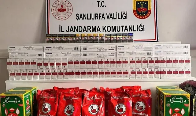 Şanlıurfa’da tütün ve alkol kaçakçılarına operasyon