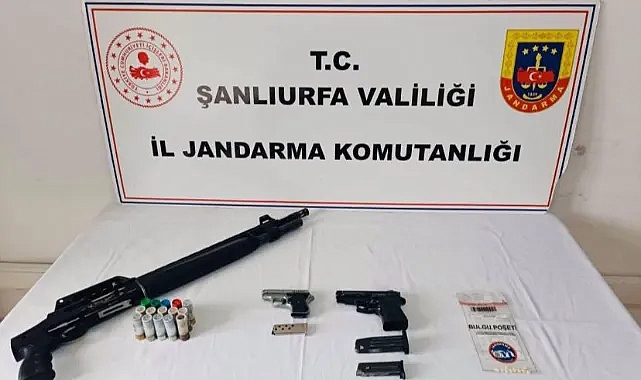 Şanlıurfa’da uyuşturucu ve silah operasyonu: 2 gözaltı