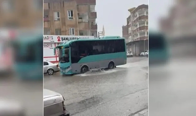 Şanlıurfa yağışlı havanın etkisi altında