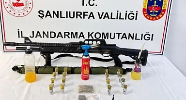 Ceylanpınar’da uyuşturucu madde ve silah ele geçirildi