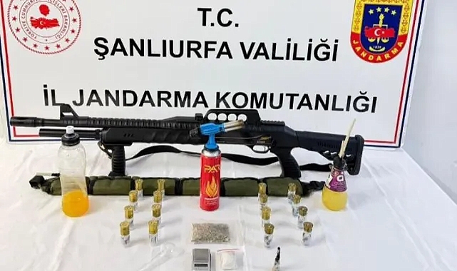 Ceylanpınar’da uyuşturucu madde ve silah ele geçirildi