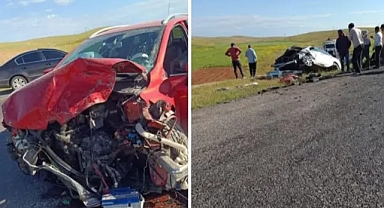 Harran’da araçlar hurdaya döndü: Yaralılar var