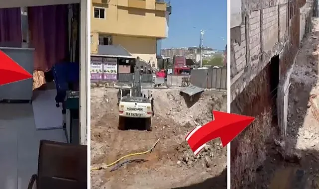 İnşaat kazısı facianın eşiğine getirdi