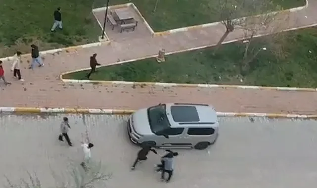 Karaköprü'de kavga: Olayın görüntüsü ortaya çıktı