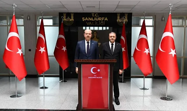 KKTC 5’inci Cumhurbaşkanı Ersin Tatar Şanlıurfa’da