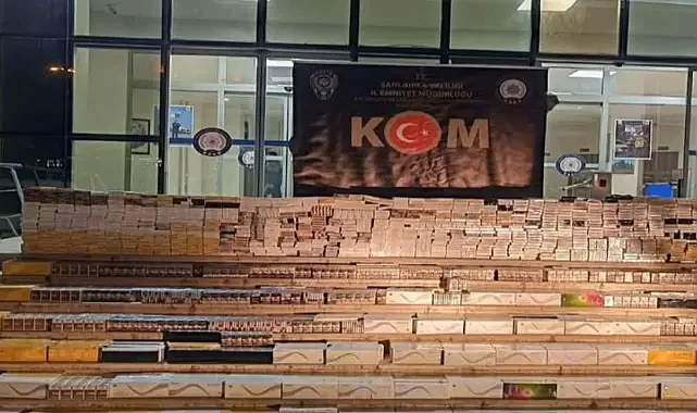 Şanlıurfa'da 3 milyon liralık kaçak sigara ele geçirildi