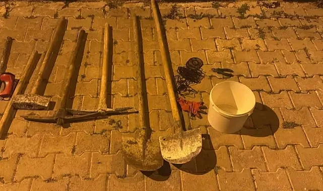 Şanlıurfa’da izinsiz kazıya suçüstü