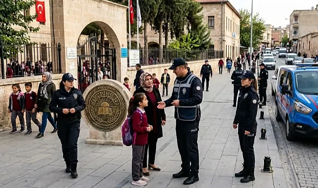 Şanlıurfa'da okul çevrelerine güvenlik kalkanı