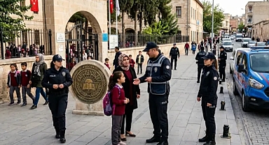 Şanlıurfa'da okul çevrelerine güvenlik kalkanı