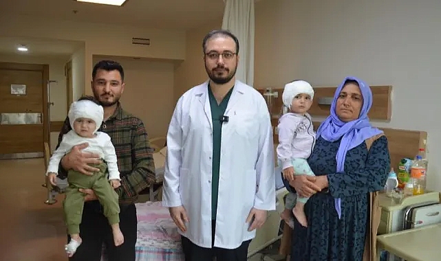 Şanlıurfa iki bebek, 'sesle' tanıştı