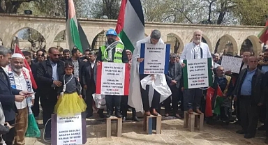 Şanlıurfa STK’ları ‘Filistin’ için tek yumruk oldu