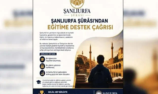 Şanlıurfa Şûrâsı’ndan eğitime destek ve burs çağrısı