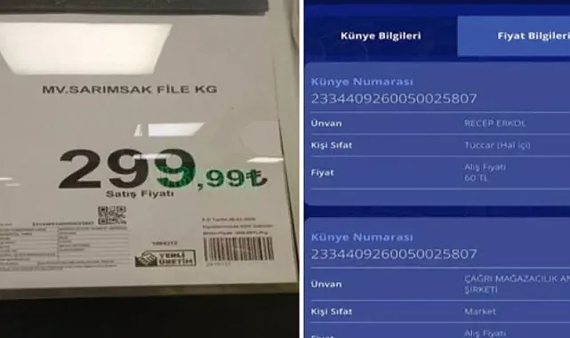 Sarımsaktaki fiyat farkı vatandaşın tepkisine neden oldu