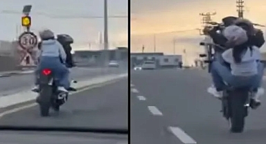 Şehir Hastanesi yolunda tehlikeli hareketler