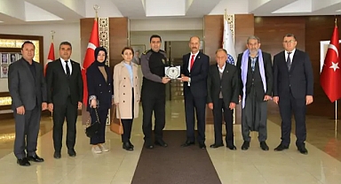 Şehit Gazi Derneği'nden Müdür Aksoy'a ziyaret