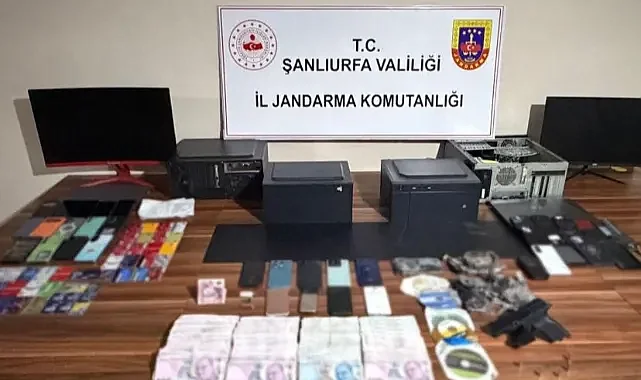 Siverek'te dolandırıcılara operasyon