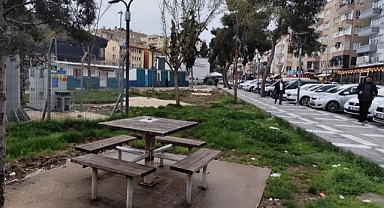 Üçgen park yenileniyor