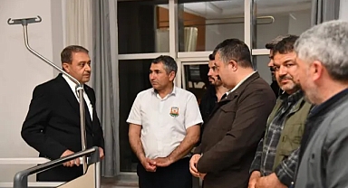 Vali Şıldak, şehir merkezindeki yaralıları yalnız bırakmadı
