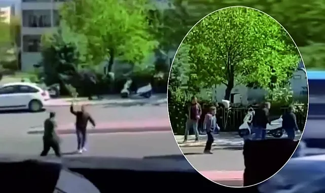 Maşuk'ta semt pazarında silahlı yer kavgası