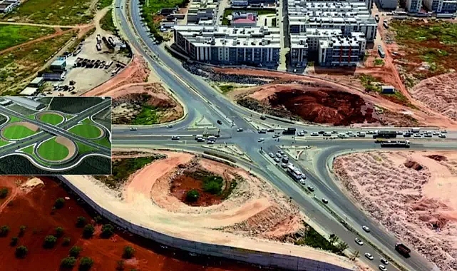 Şanlıurfa-Akçakale yoluna modern kavşak kazandırılıyor