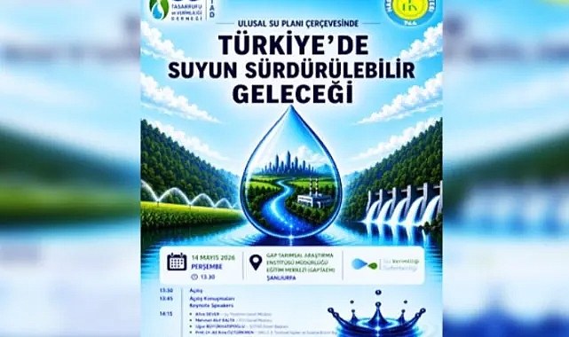 Şanlıurfa’da ‘suyun geleceği’ ele alınacak