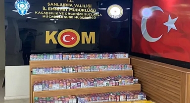 1,5 milyon liralık kaçak ürün ele geçirildi: 1 tutuklama (VİDEO)