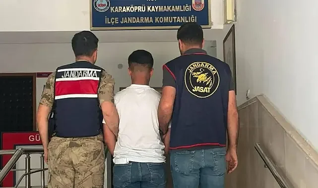14 yıl hapis cezası bulunan hükümlü Karaköprü'de yakalandı