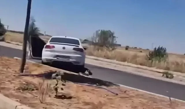 Akçakale'de motosiklet ile otomobil çarpıştı