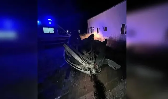 Akçakale yolunda korkutan kaza