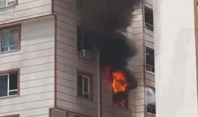 Bahçelievler'de apartman yangını korkuttu