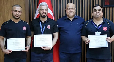 Başarılı 112 ekibine anlamlı ödül