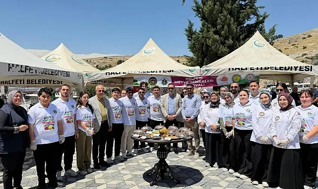 Halfeti’de 'Meyve Yemekleri' festivali düzenlendi