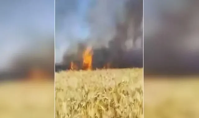 Hasada az bir süre kalmıştı: Alevler, emekleri zayi etti