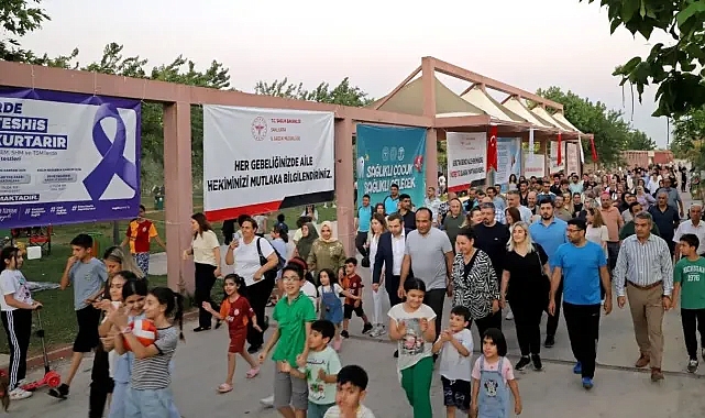 İl Sağlık Müdürlüğü'nden 'Yürüyüş' farkındalığı (VİDEO)