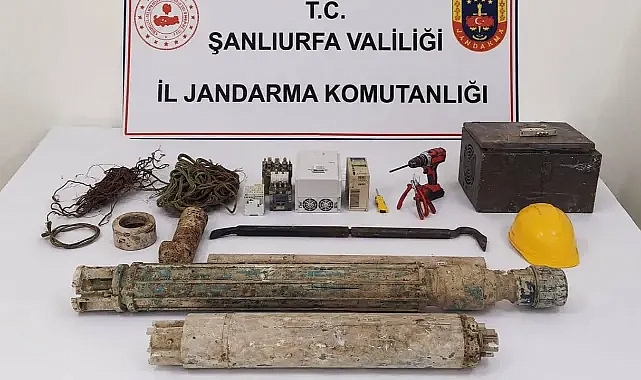 Jandarmadan dalgıç pompası hırsızlarına operasyon: 2 gözaltı