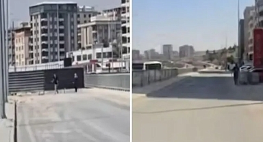 Karaköprü'de esnaftan 'yol' tepkisi (VİDEO)