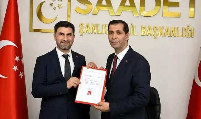 Saadet Partisi Siverek İlçe Başkanlığına yeni atama