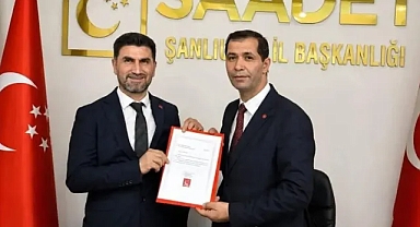 Saadet Partisi Siverek İlçe Başkanlığına yeni atama