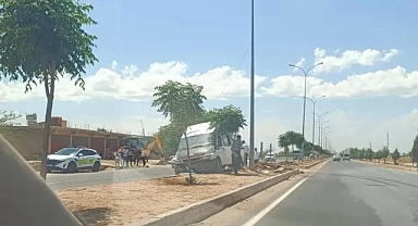Şanlıurfa'da hatalı sollama kazayı beraberinde getirdi
