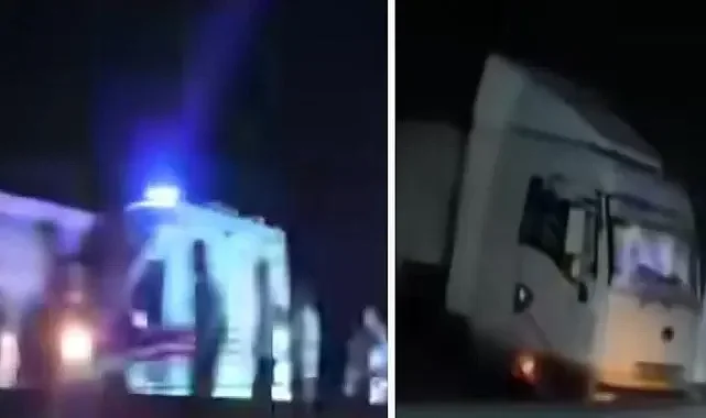 Şanlıurfa'da iki TIR çarpıştı: Yaralılar var