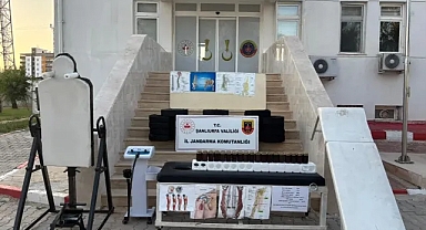 Şanlıurfa'da ruhsatsız tedavi merkezine jandarmadan operasyon