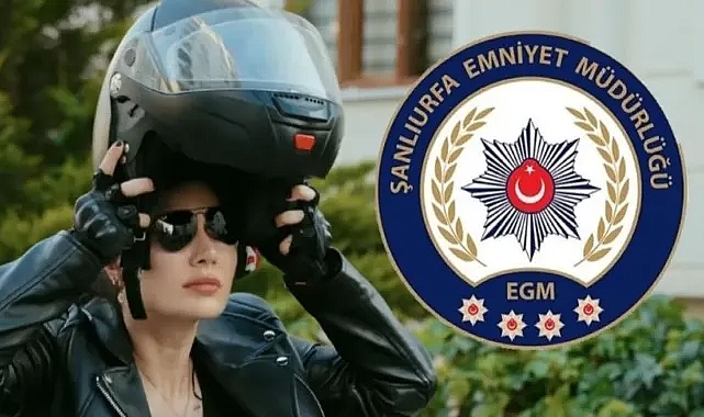 Şanlıurfa Emniyeti, 'Kask'a dikkat çekti
