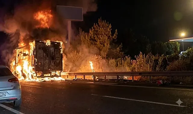 Şanlıurfa-Gaziantep Otoyolunda korkulu anlar