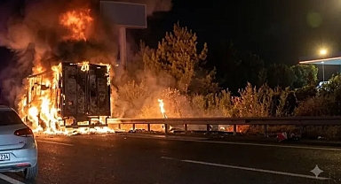 Şanlıurfa-Gaziantep Otoyolunda korkulu anlar