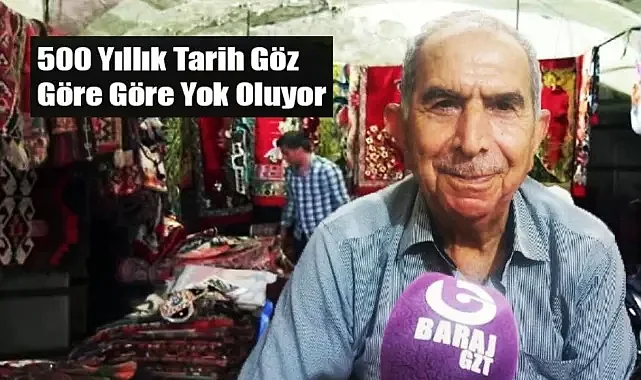 Şanlıurfa 'Halıcılar Çarşısı' alarm veriyor (VİDEO)