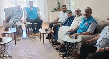 Şanlıurfa İl Müftülüğü’nden hacılara anlamlı ziyaret