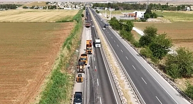 Şanlıurfa - Nusaybin karayolunda çalışmalar başladı
