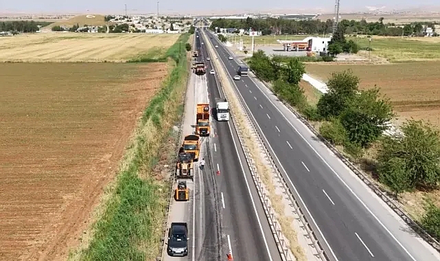 Şanlıurfa - Nusaybin karayolunda çalışmalar başladı