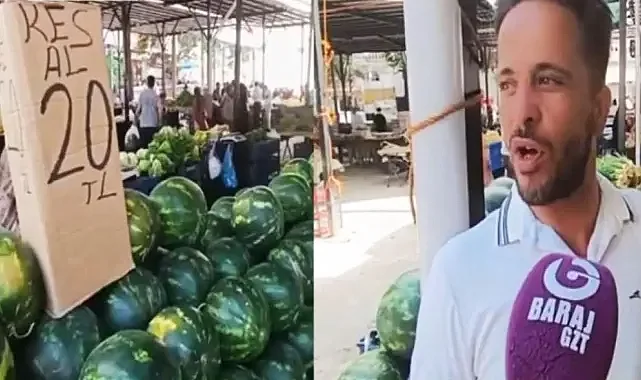 Şanlıurfalılar 'karpuza' dokunmaya başladı (VİDEO)