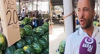 Şanlıurfalılar 'karpuza' dokunmaya başladı (VİDEO)